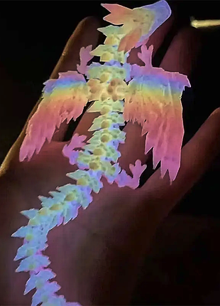 Дракончик що світиться в темряві | іграшка, декор, подарунок