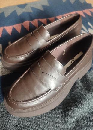 Лоферы zara 36 размер