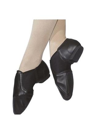 Джазовки кожаные чёрные для танцев, 38, 38, 40, 41 р.