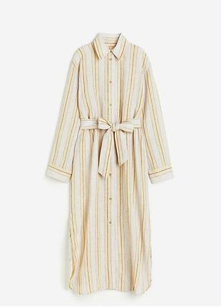 Сукня льон h&m