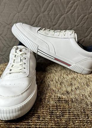 Кроссовки кеды tommy hilfiger jeans кожа (оригинал)