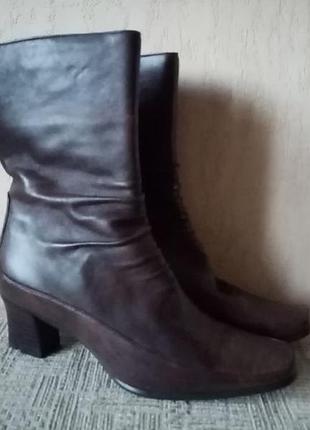 Шкіряні чоботи respect, 37 розмір