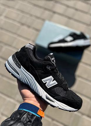 ❇️ мужские кроссовки Strumpor new balance 991 black white
