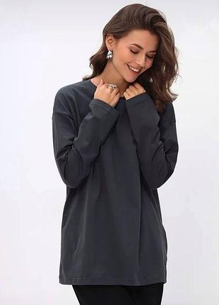 Удобный лонгслив база в цветах, станет любовью