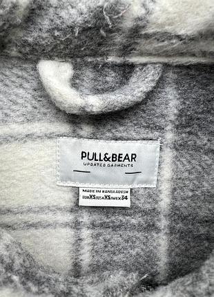 Мужская рубашка овершот pull &amp; bear 2