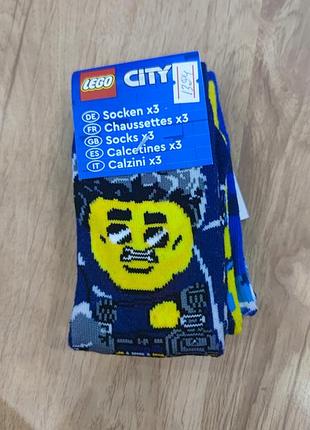 Набір 3 пар високих шкарпетків lego, розмір 27-30