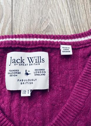 Шерстяной свитер, кофта шерсть jack wills 7