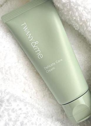 Крем для сухої чутливої шкіри тіла kanebo twany&me delicate care cream, японія