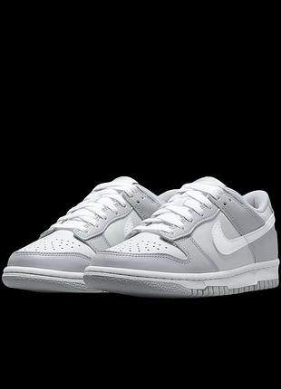 Оригинальные кроссовки nike dunk low two-toned grey3 фото