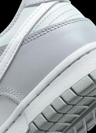 Оригинальные кроссовки nike dunk low two-toned grey7 фото