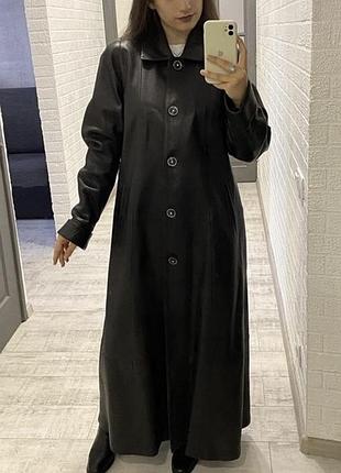 Тренч из натуральной кожи ottime