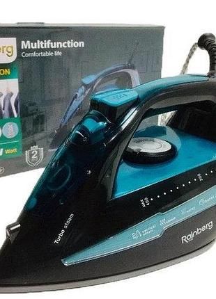 Утюг с керамической подошвой rainberg rb-6310 3200w