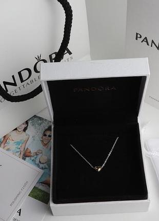 Pandora підвіска золоте серце