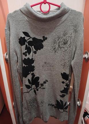 Гольф серого цвета guess