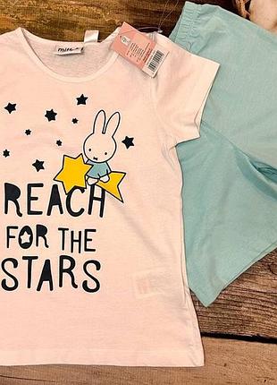Піжама літній костюм для дівчинки 98/104 miffy