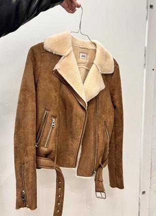 Нова куртка pimkie дубленка замша хс xs