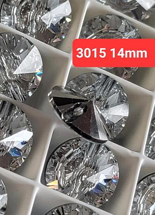 Гудзики 14mm swarovski 3015 цвет - crystal  
цена указана за 1 шт.