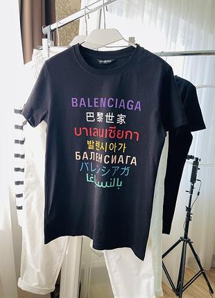 Balenciaga черная футболка