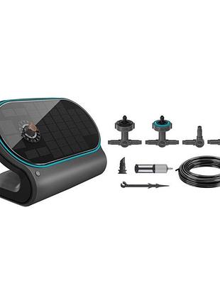 Gardena microdrip system aquabloom l мікрокрапельний полив від сонячної батареї