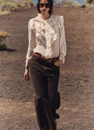 Легкая блуза zara