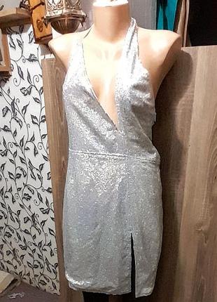 Вечернее платье в пайетки