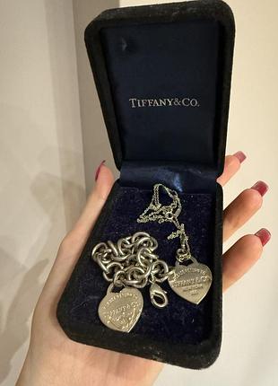 Tiffany co подвес и браслет оригинал
