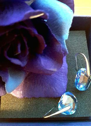 Сережки  swarovski