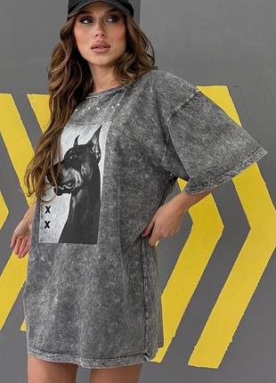 Футболка oversize варьонка