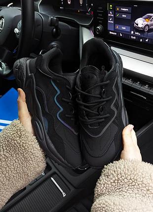 Мужские кроссовки adidas ozweego черные