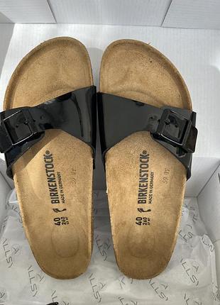 Birkenstock шлепки шлепанцы 39 кожа оригинал