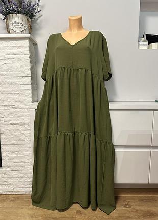 Платье хаки