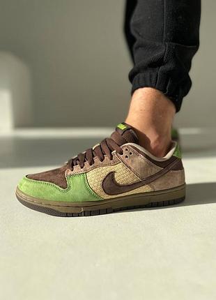 Мужские кроссовки kickshawaii x nike sb dunk low