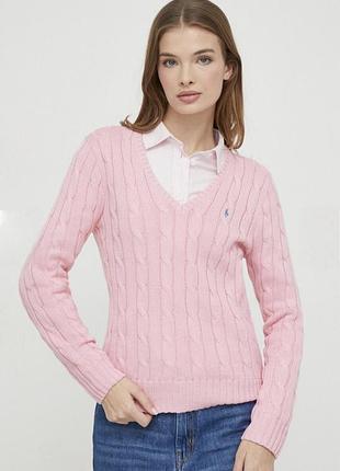 Свитер polo ralph lauren (оригинал) нежного пудрового цвета
