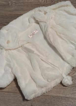 Шубка на дівчинку р.86-92