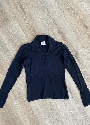 Трендовий лонгслів поло 2