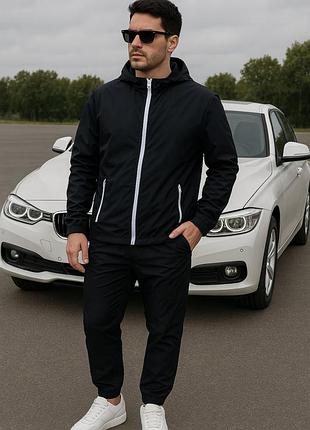 Демісезонний спортивний весняний костюм з плащівки вітровка і штани
