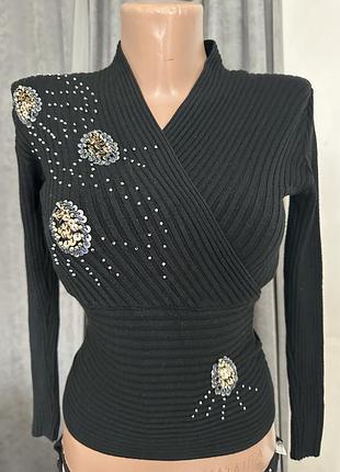 Нарядная кофта, джемпер. размер xs-s