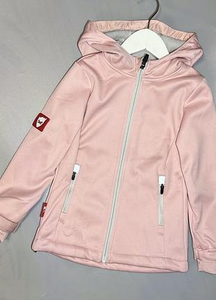 Куртка весенняя для девочки софтшелл/softshell