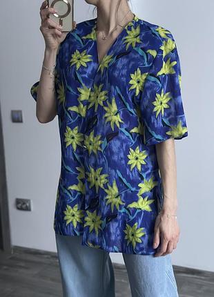 Рубашка женская накидка короткий рукав лето
