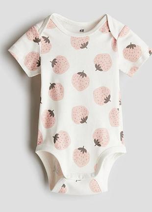 Боді для дівчинки h&m 68 74 80 86 927 фото
