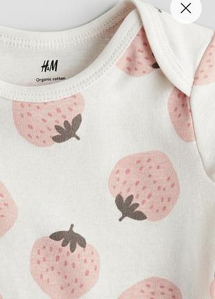 Боді для дівчинки h&m 68 74 80 86 928 фото