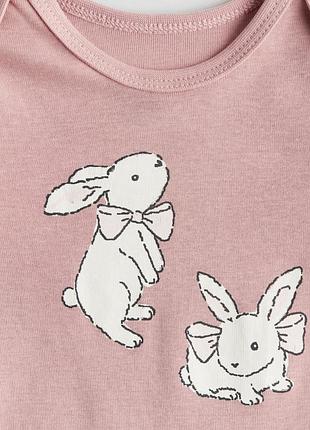 Боді для дівчинки h&m 68 74 80 86 926 фото