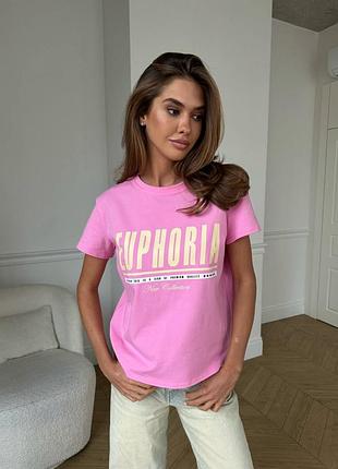 Футболка "live" базова модель розміри: s (40-46); m (48-52) тканина: кулір (100% бавовна) догляд: ру