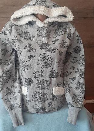 Свитер батник худи кенгуру флис стильный модный качественный удобный трендовый свитшот