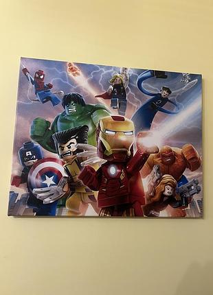 Картини lego marvel dc comics ninjago