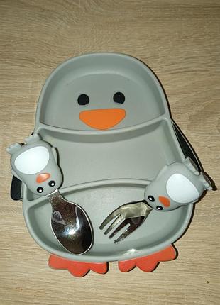 Дитячий силіконовий посуд