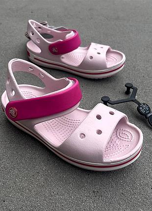 Дитячі сандалі crocband sandal kids barely pink 8-9 crocs 8-9 crocs 8-9 crocs crocband sandal kids barely pink