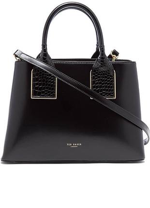 Елегантна шкіряна сумка ted baker