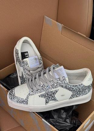 Женские кожаные кеды кроссовки голден гус golden goose ggdb