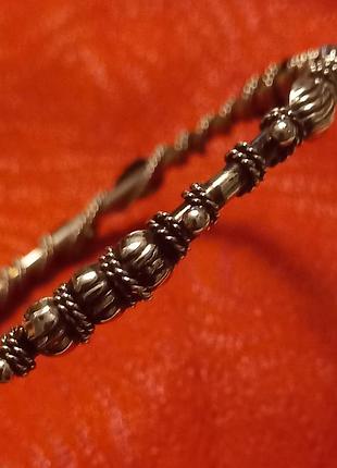 Очаровательный, винтажный браслет на узкую ручку. англия.